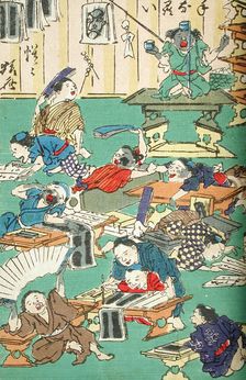 One Hundred Pictures by Kyosai (image 3 of 6), between 1863 and 1866. Creator: Kawanabe Kyosai