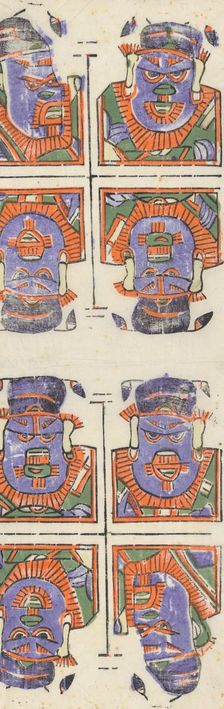One hundred thirty-five woodblock prints including New Year's pictures (nianh..., 19th-20th century. Creator: Unknown