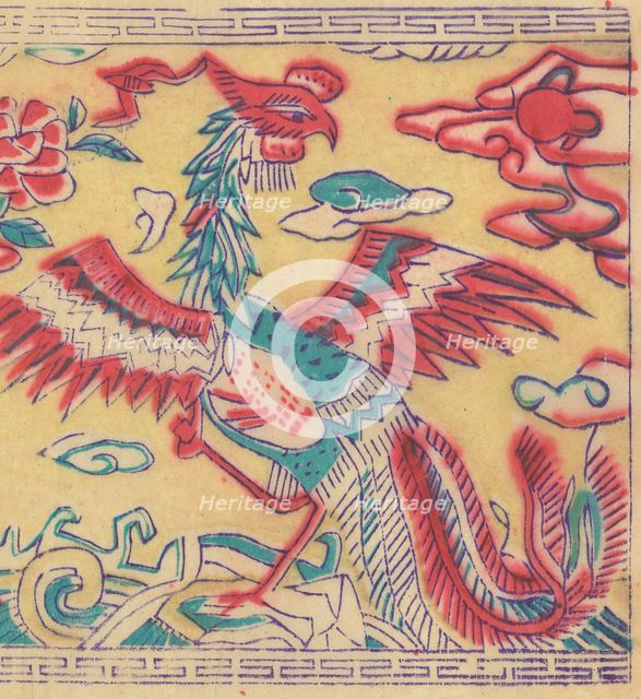One hundred thirty-five woodblock prints including New Year's pictures (nianh..., 19th-20th century. Creator: Unknown.
