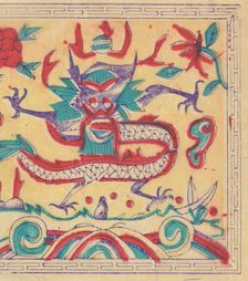 One hundred thirty-five woodblock prints including New Year's pictures (nianh..., 19th-20th century. Creator: Unknown