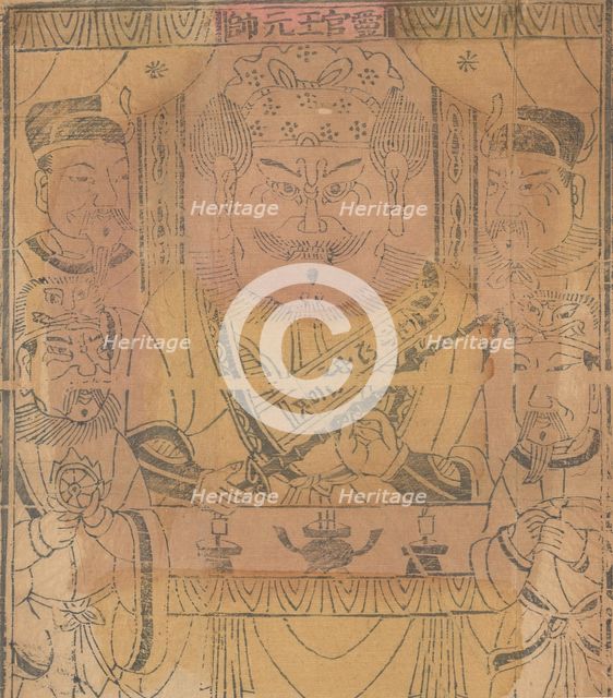 One hundred thirty-five woodblock prints including New Year's pictures (nianh..., 19th-20th century. Creator: Unknown.