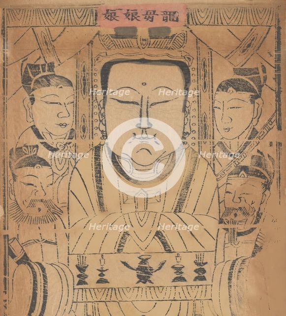 One hundred thirty-five woodblock prints including New Year's pictures (nianh..., 19th-20th century. Creator: Unknown.