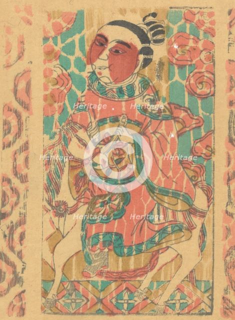 One hundred thirty-five woodblock prints including New Year's pictures (nianh..., 19th-20th century. Creator: Unknown.