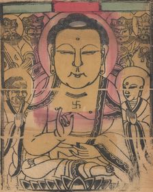 One hundred thirty-five woodblock prints including New Year's pictures (nianh..., 19th-20th century. Creator: Unknown