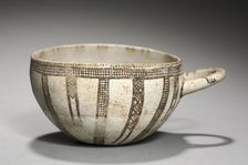 One-Handled Bowl, c. 1450-1200 BC. Creator: Unknown