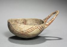 One-Handled Bowl, c. 1725-1600 BC. Creator: Unknown