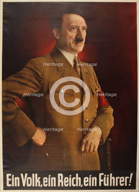 One People, One Country, One Leader!, 1935-1936. Creator: Knirr, Heinrich (1862-1944).