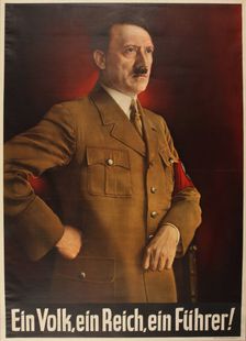 One People, One Country, One Leader!, 1935-1936. Creator: Knirr, Heinrich (1862-1944)
