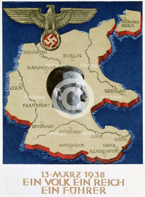 'One People, One Empire, One Leader', 13 March 1938. Artist: Unknown