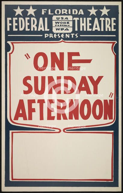 One Sunday Afternoon, Jacksonville, FL, 1938. Creator: Unknown.