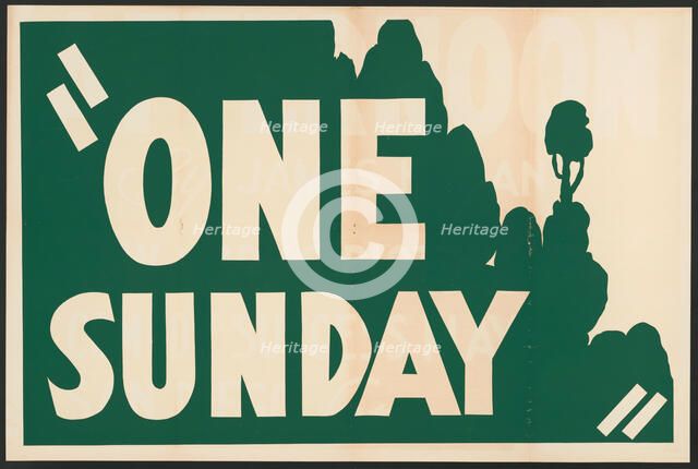 One Sunday Afternoon, San Diego, 1938. Creator: Unknown.