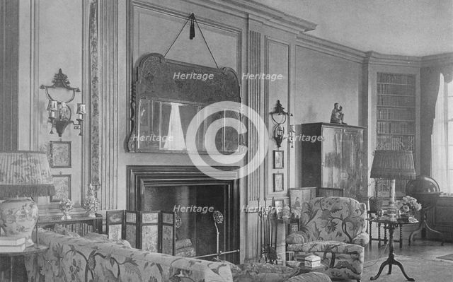 One side of the drawing room, house of Mrs WK Vanderbilt, New York, 1924.  Artist: Unknown.