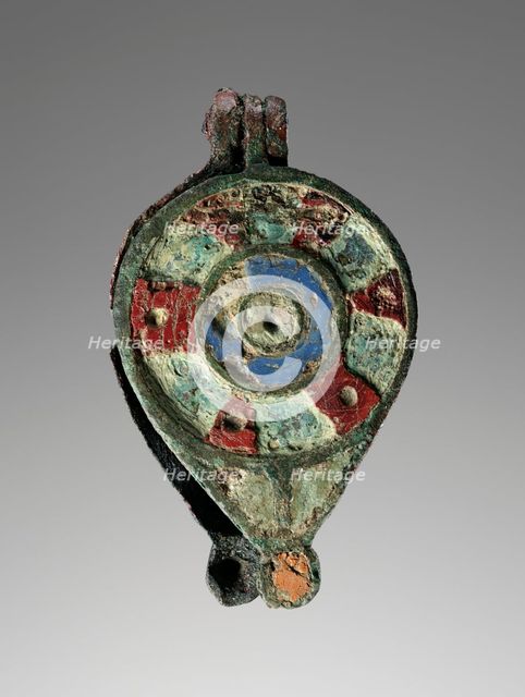 One Small Bronze Enamelled Reliquary, 3rd century A.D. Creator: Unknown.