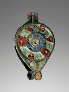 One Small Bronze Enamelled Reliquary, 3rd century A.D. Creator: Unknown