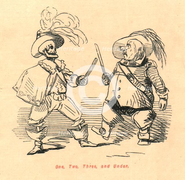 'One, Two, Three, and Under', 1897.  Creator: John Leech.