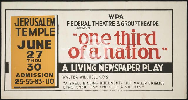 One Third of a Nation, New Orleans, 1938. Creator: Unknown.