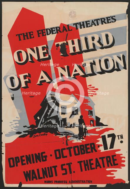 One Third of a Nation, Philadelphia, 1938. Creator: Leon Carlin.