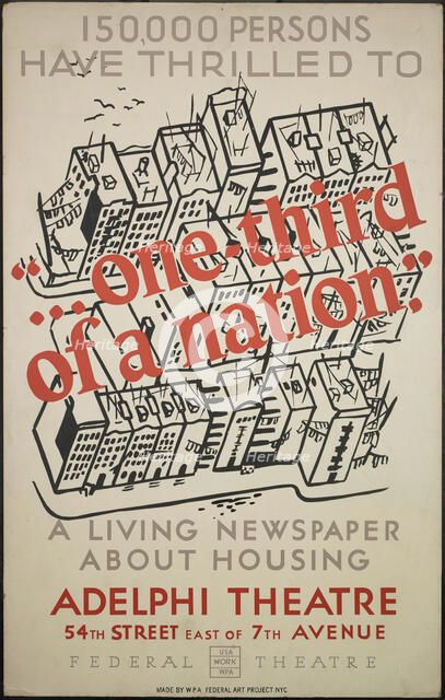 One Third of a Nation, Philadelphia, 1938. Creator: Unknown.
