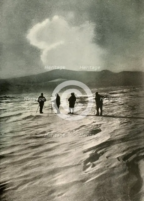 'One Thousand Feet Below The Active Cone', 1908, (1909).  Artist: Unknown.