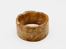 One-tier tube (cong ?) with masks, Late Neolithic period, ca. 3300-ca. 2250 BCE. Creator: Unknown