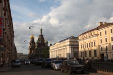 Onion dome, Church of the Saviour on Blood, St Petersburg, Russia, 2011. Creator: Sheldon Marshall