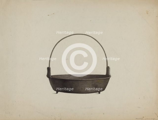 Onion Kettle, c. 1937. Creator: Harry Jennings.