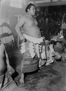 Onishiki who won 10-day wrestling tournament, Japan, between c1915 and c1920. Creator: Bain News Service