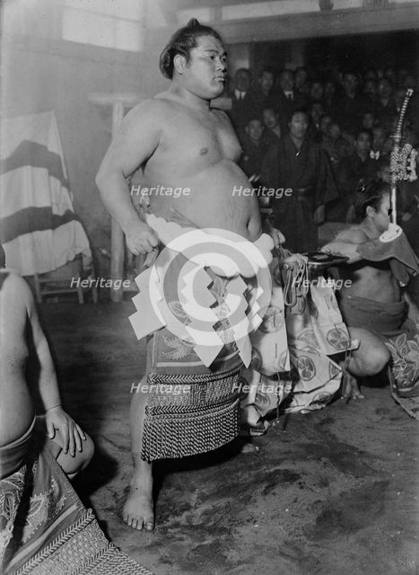 Onishiki who won 10-day wrestling tournament, Japan, between c1915 and c1920. Creator: Bain News Service.