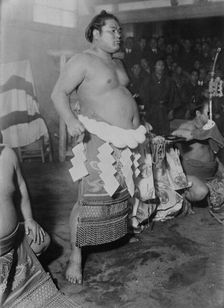 Onishiki who won 10-day wrestling tournament, Japan, between c1915 and c1920. Creator: Bain News Service