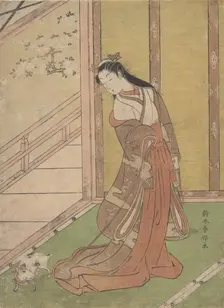 Onna San no Miya (the Third Princess), 1768-70., 1768-70. Creator: Suzuki Harunobu