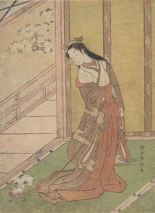 Onna San no Miya (the Third Princess), 1768-70., 1768-70. Creator: Suzuki Harunobu