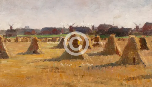 Önninge Village, Åland, 1888. Creator: Anna Wengberg.
