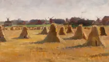 Önninge Village, Åland, 1888. Creator: Anna Wengberg