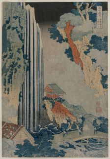 Ono Waterfall on the Kiso Road (from the series a Tour of Waterfalls in the Provinces), early 1830s. Creator: Katsushika Hokusai (Japanese, 1760-1849)