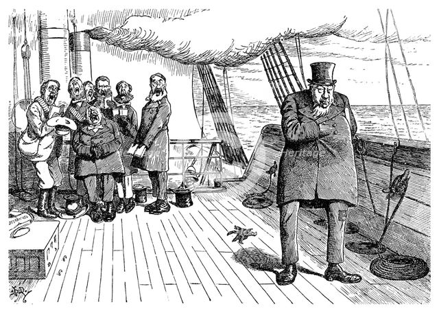 'Oom-poleon Boer-naparte on Board the 'Highbury Castle'', 1901. Artist: Unknown