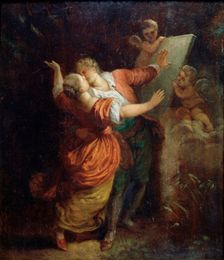 Oath to Love middle of the 18th century. Creator: Fragonard, Jean Honoré (1732-1806)