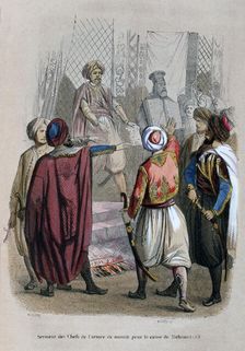 Oath of the Commanders of the Army to Die for the Cause of Mehmet Ali Egypt, 1805 (1847). Artist: Jean Adolphe Beauce