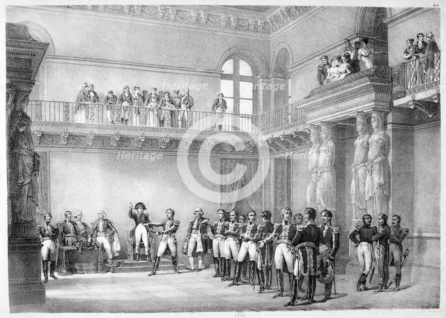 'Oath of the Marechaux', c1800-1820 Artist: Napoleon Bonaparte I