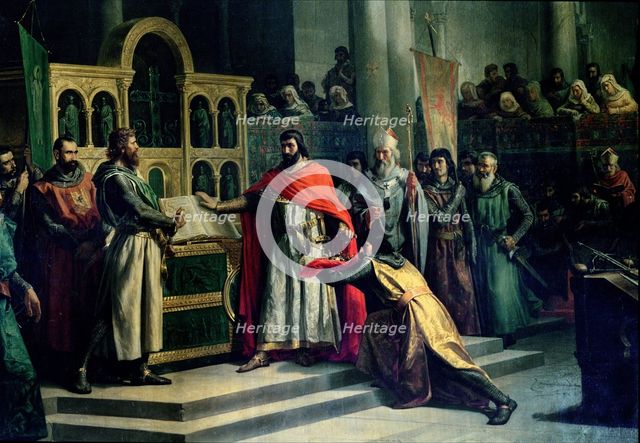 Oath of Santa Gadea, oath demanded by the Cid Campeador to King Alphonse VI of Castile of not hav…