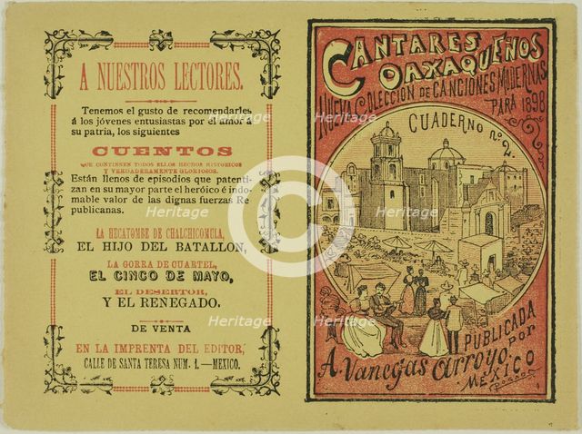 Oaxacan Songs, 1898. Creator: José Guadalupe Posada.