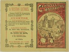 Oaxacan Songs, 1898. Creator: José Guadalupe Posada
