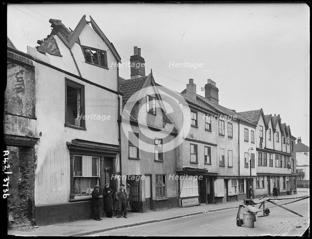 Oak Street, Norwich, Norfolk, 1942. Creator: George Bernard Mason.
