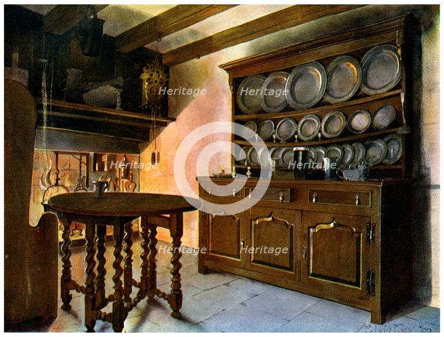 Oak Welsh dresser, 1910.Artist: Edwin Foley