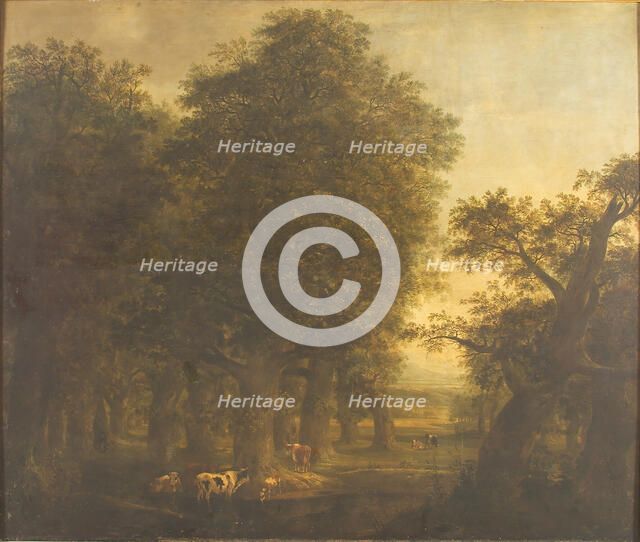 Oak Wood, 1786. Creator: Johann Friedrich Weitsch.