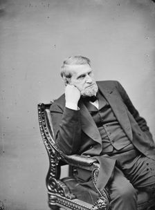 Oakes Ames of Massachusetts, between 1860 and 1875. Creator: Unknown