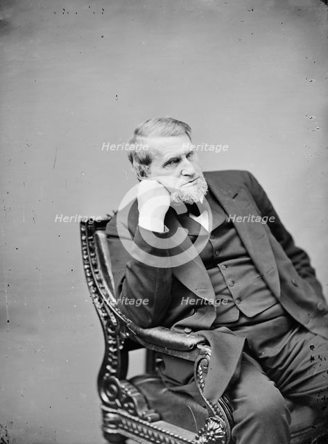 Oakes Ames of Massachusetts, between 1860 and 1875. Creator: Unknown.