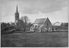 Oakham: Church and Remains of Castle c1896. Artist: AL Knighton