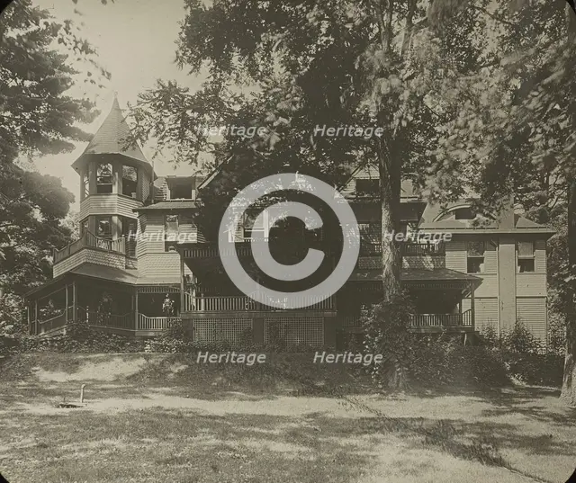 Oaklawn House, (East Side), c. 1900. Creator: Alfred Stieglitz.