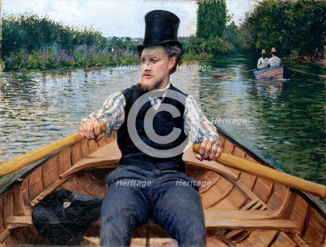 Oarsman in a Top Hat, 1878.