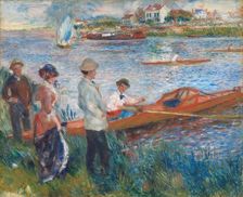 Oarsmen at Chatou, 1879. Creator: Pierre-Auguste Renoir